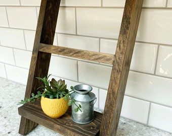 Tea Towel Ladder, Counter Ladder, Mini Ladder, Dish Towel Ladder