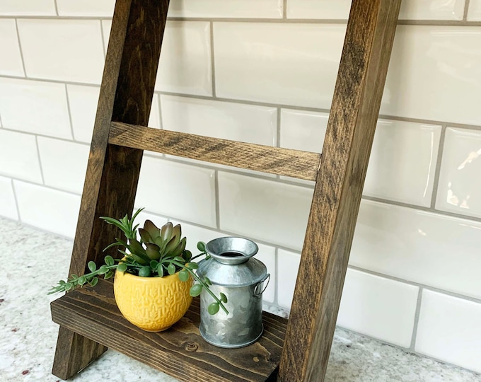 Tea Towel Ladder, Counter Ladder, Mini Ladder, Dish Towel Ladder