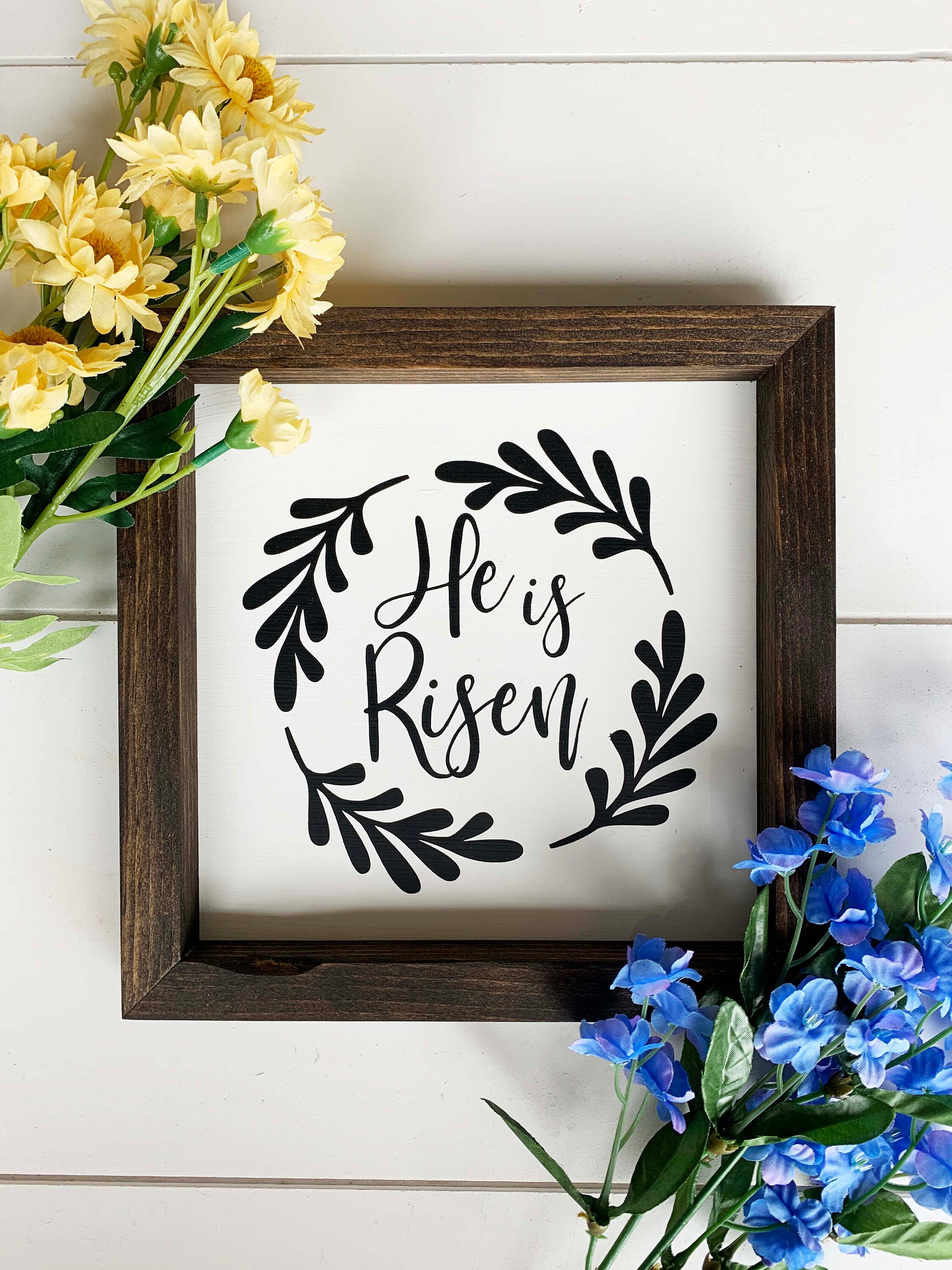 He Ix Risen Sign He is Risen Sign, Wood Signs, Scripture Signs, Easter Decor, Home Decor ...