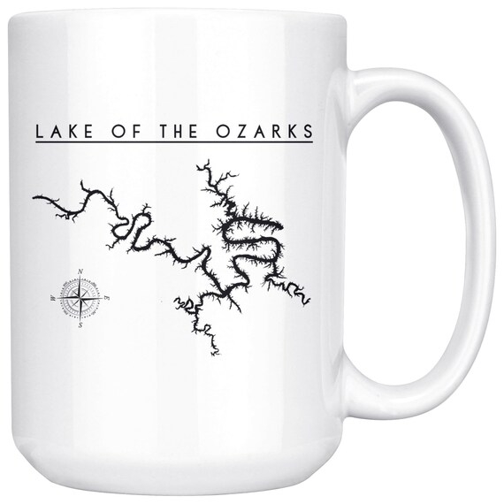 Lake of the Ozarks 15oz Coffee Mug Printed Lake Gift Etsy