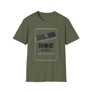 MOS 6502 Mikroprozessor Computertechnik Humor Vintage T-Shirt Bild 5