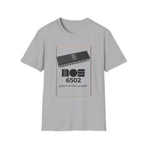 MOS 6502 Mikroprozessor Computertechnik Humor Vintage T-Shirt Bild 3