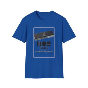 MOS 6502 Mikroprozessor Computertechnik Humor Vintage T-Shirt Bild 8
