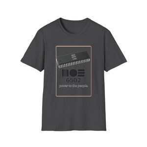 MOS 6502 Mikroprozessor Computertechnik Humor Vintage T-Shirt Bild 6