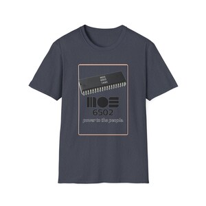 MOS 6502 Mikroprozessor Computertechnik Humor Vintage T-Shirt Bild 10
