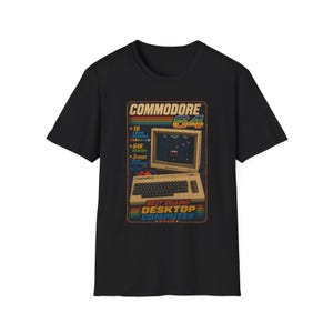 Commodore 64 retro datorteknik humor vintage T-shirt