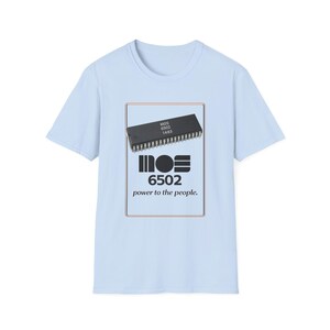 MOS 6502 Mikroprozessor Computertechnik Humor Vintage T-Shirt Bild 7