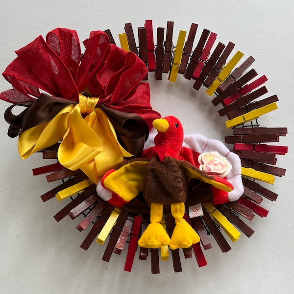 Clothes Pin Wreath - Etsy