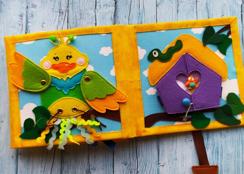 Quiet book pattern pdf for toddler Baby activity book pdf Etsy