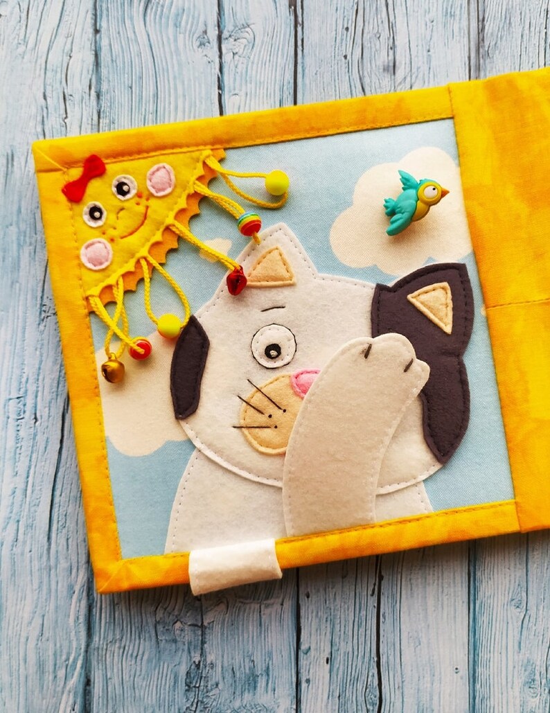 Quiet book pattern pdf for toddler Baby activity book pdf Etsy