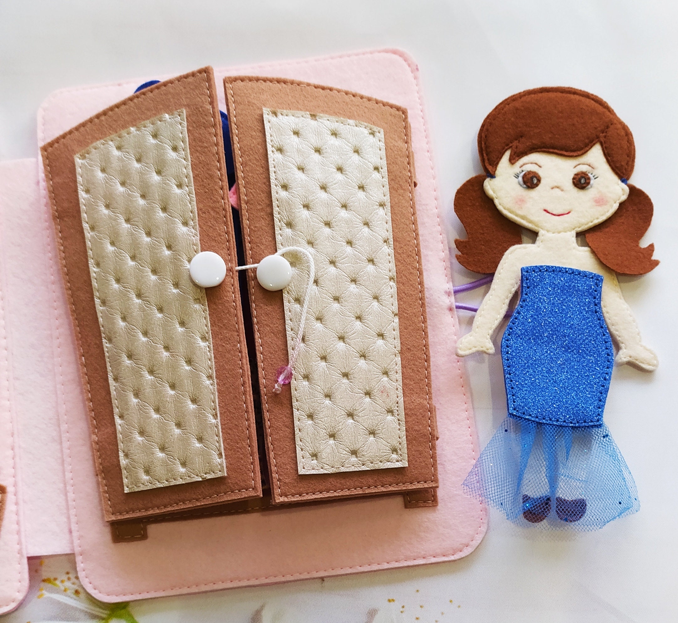 Doll House activity book PDF pattern quiet book DIY Etsy