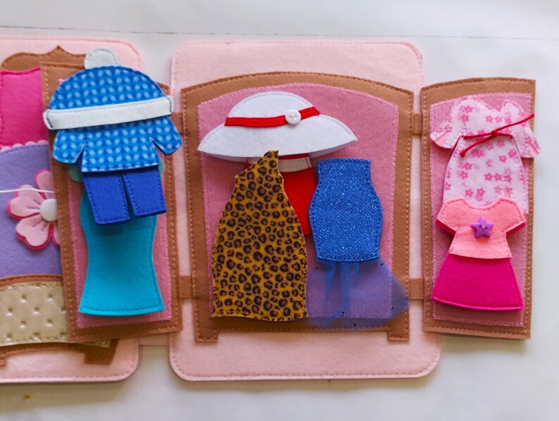 Doll House activity book PDF pattern quiet book DIY Etsy