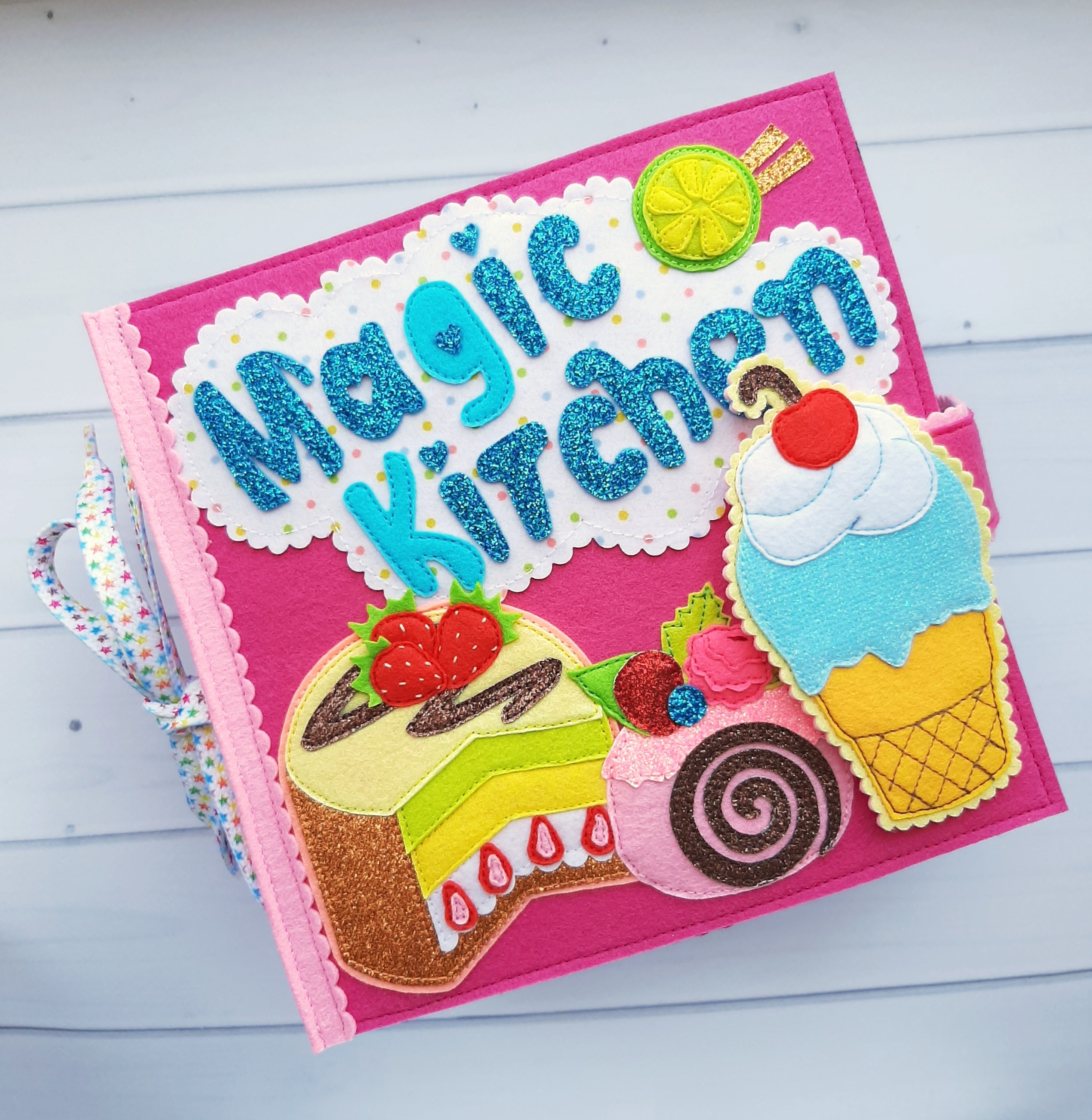 Kitchen Quiet Book Felt book Felt food Pretend Play Quiet Etsy