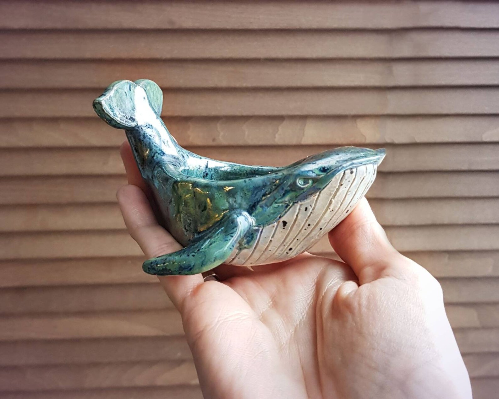 Whale candle holder Tea light candle holder Ceramic whale Etsy