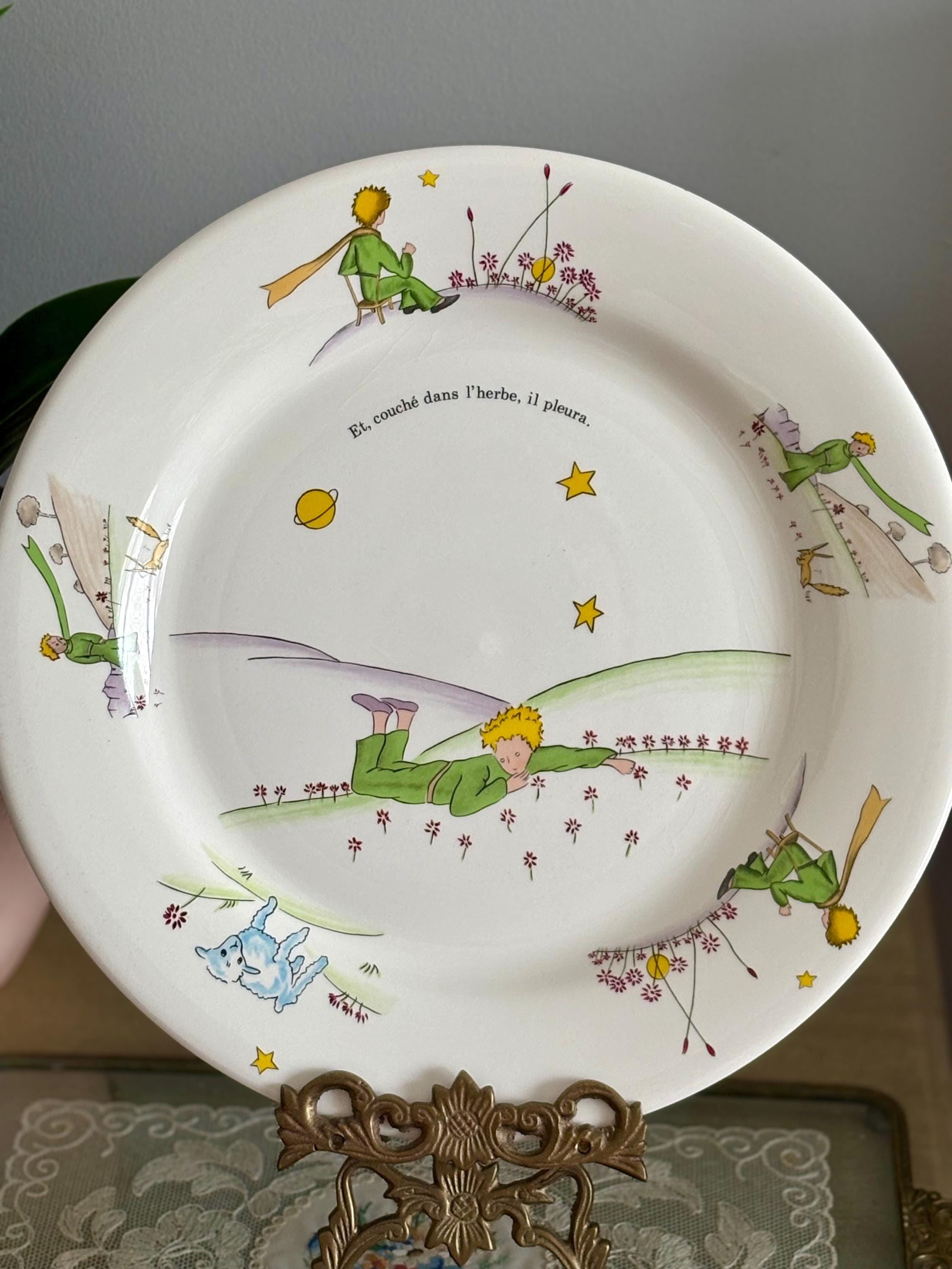 GIEN【Le Petit Prince】星の王子さま☽⋆゜22.5cmプレート Le Petit Prince Gien - Etsy