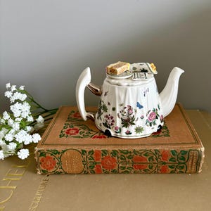 PORTMEIRION PAUL CARDEW eine Tasse Sammler Teekanne, Botanischer Garten, "35th Jubiläum Victorian Table", Miniatur Teekanne, süßes Ausstellungsstück