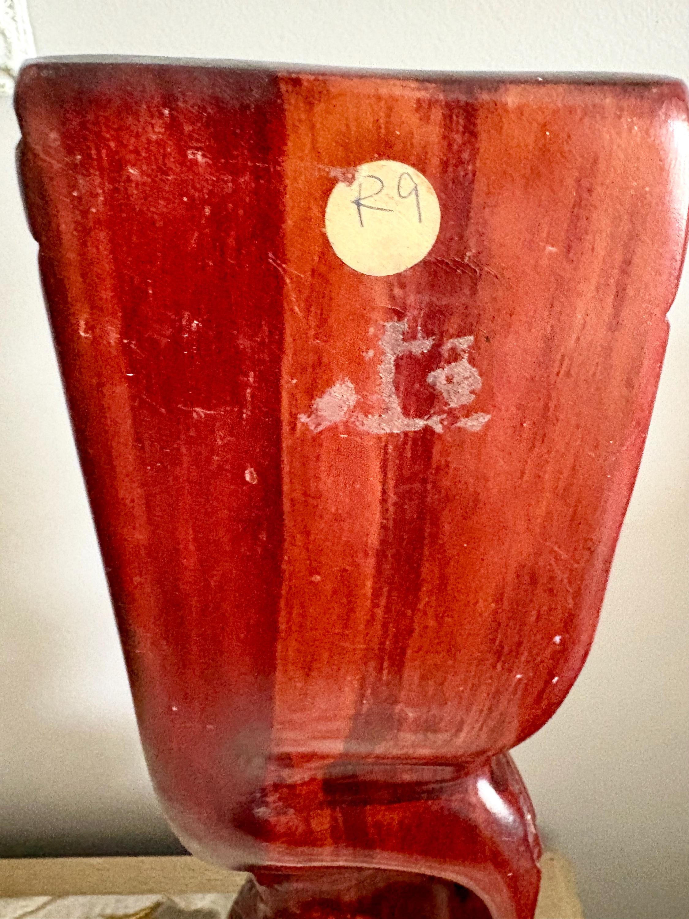 ニュージーランドのマオリ族の木製彫刻像、手彫り、パウア貝、特大 15