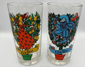 Ancien Verre Indiana Glass 12 Jours De Noël - 5ème Jour (5th Day Of Christmas) - Occasion