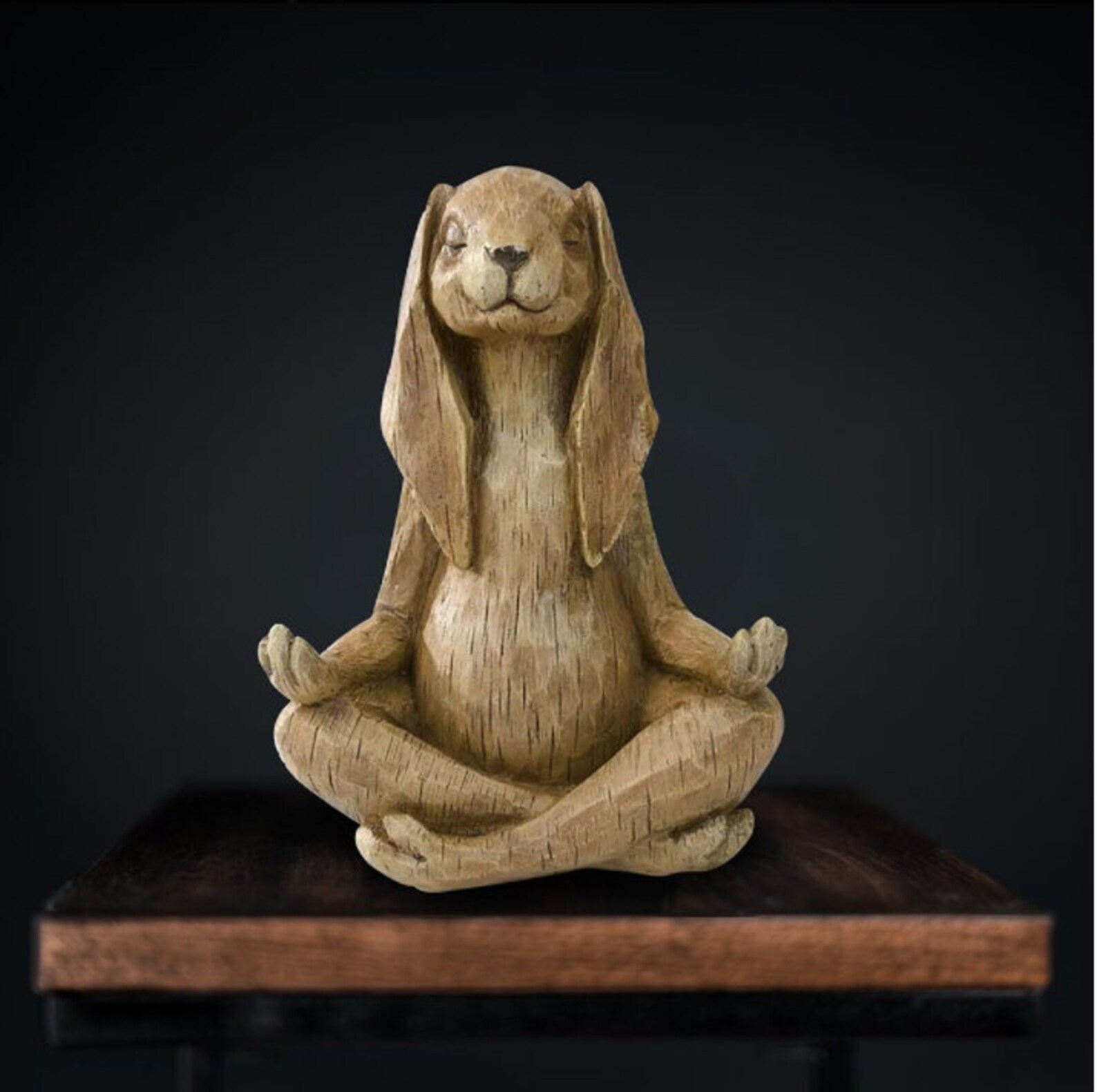 Adorable Zen Meditating Bunny Figurine Etsy