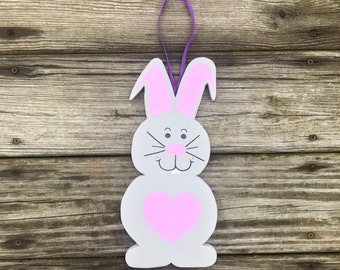 Easter Bunny Door Hanger | Bunny Rabbit Spring Decor