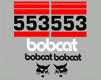 Sticker Decal  BOBCAT 553