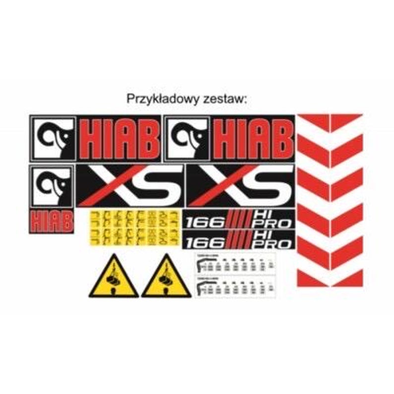 Hiab Sign Sticker Decal Crane HIAB XS - Which Model - Etsy