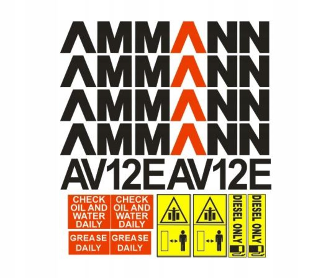 Sticker Decal AMMANN AV12E - Etsy