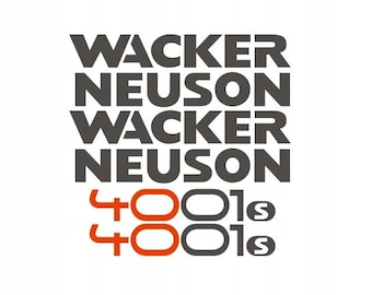 Sticker Decal WACKER 4001 s