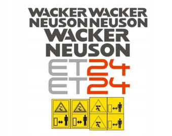 Calcomanía adhesiva - WACKER NEUSON ET24