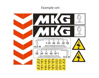 Adhesivo de grúa MKG - ¿Qué modelo es compatible? - HLK 45 105 66 175 205 541 225 341 161