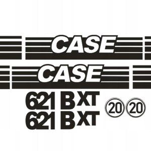 Ersättningsklistermärke - CASE 621 BXT