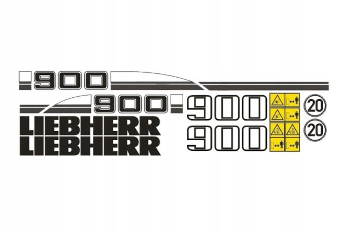 T900 Sticker Sticker Decal LIEBHERR 900 - Etsy