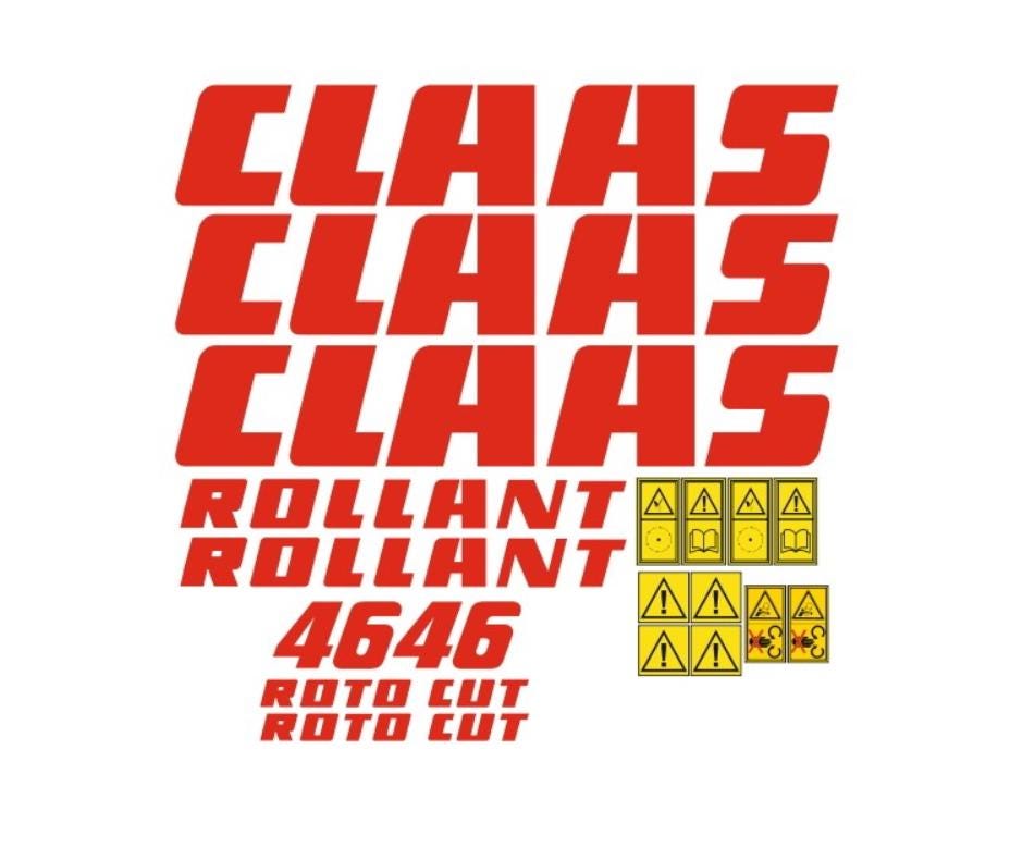 Sticker Decal - CLAAS Rollant 46 ROTO CUT - Etsy