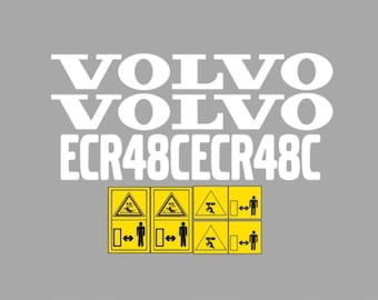 Calcomanía adhesiva VOLVO ECR48C