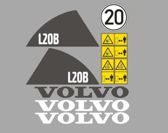 Replacement Sticker Decal  - VOLVO L20B
