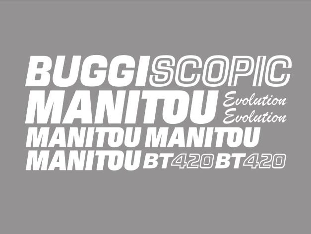 Sticker Decal MANITOU BUGGISCOPIC BT420 - Etsy Australia