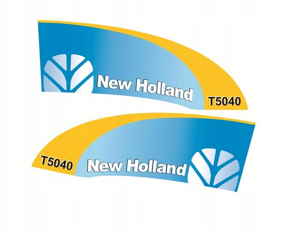 Replacement Sticker Decal - NEW HOLLAND T5040 - Etsy