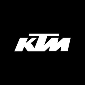 4-pack klistermärken med logotyp KTM 20 25 30 35 cm vit svart gul röd orange marinblå rosa grå grön silver guld