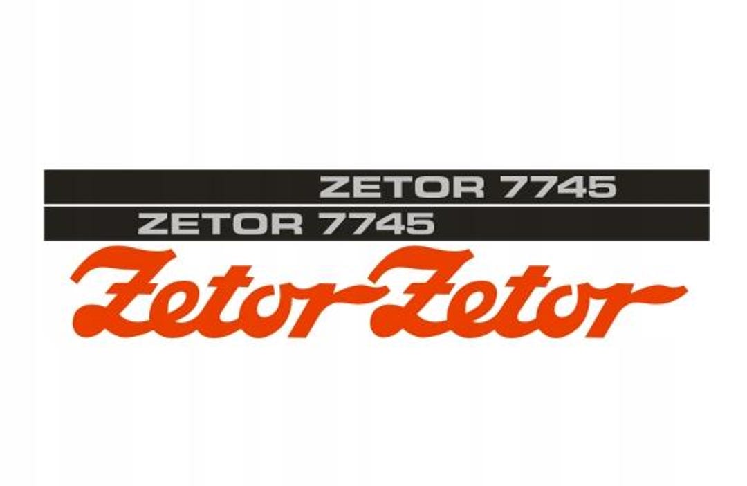 Sticker Decal ZETOR 7745 Etsy sticker-decal-zetor-7745-etsy