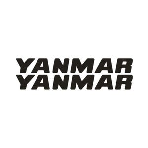 Ersättningsdekaler för 2-pack, 2x, passar YANMAR 30, 40, 50, 60, 70, 80, 90, 100 cm, vit, svart, gul, röd, orange, marinblå, rosa, grå, grön, silver, guld