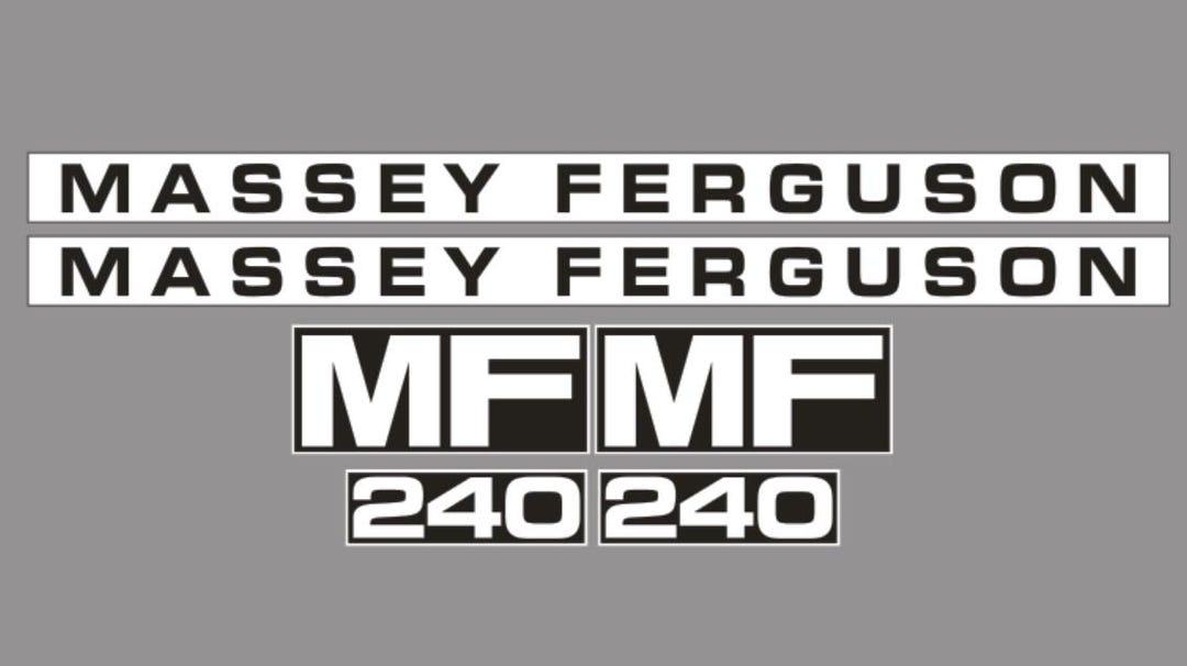 Mf Stickers Sticker Decal MASSEY FERGUSON MF 240 - Etsy