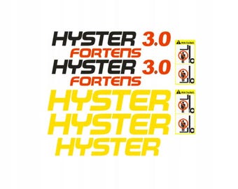 Calcomanía adhesiva HYSTER 3.0 FORTENS