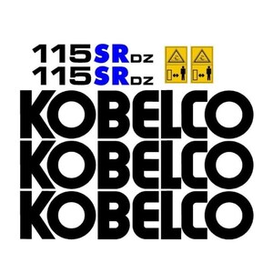 Ersättningsklistermärke KOBELCO 115 SR DZ