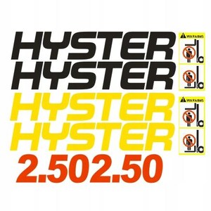 Ersättningsklistermärke HYSTER 2,50