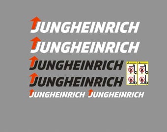 Adhesivo adhesivo carretilla elevadora Jungheinrich TFG