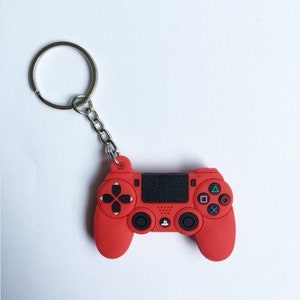 Game Controller Keychain 6 Colors Video Game Controller Keychain Keyring Ornament, Scale Controller Model, Gift For Gamers & Geeks image 6