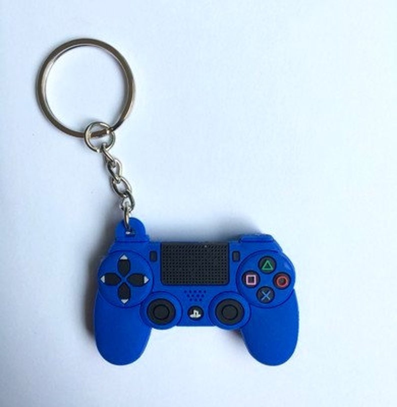 Game Controller Keychain 6 Colors Video Game Controller Keychain Keyring Ornament, Scale Controller Model, Gift For Gamers & Geeks image 5