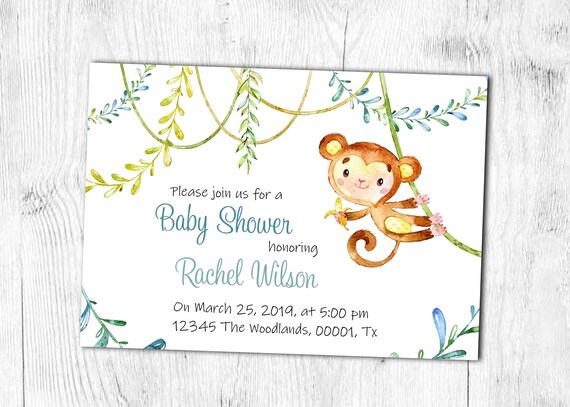 PRINTABLE Baby Shower Invitation. Instant Download. Editable. | Etsy