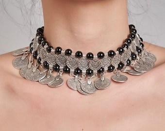 Goth Chic Choker - Goth Style Choker Necklace - Edgy Jewelry