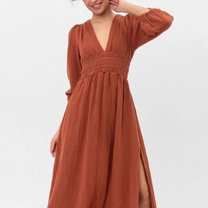 Cotton long length dresses new arrivals